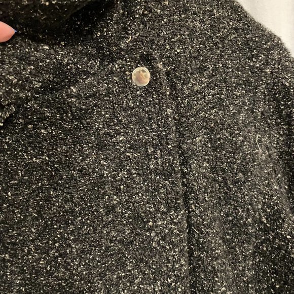 Rag & Bone Charcoal Gray Tweed Moto Style Jacket Size 8 - Picture 2 of 10